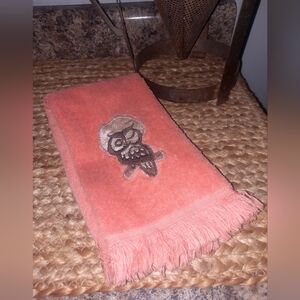 Vintage Martex Owl fingertip towel